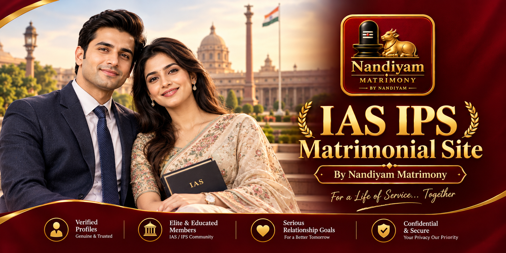 IAS IPS Matrimonial Site by Nandiyam Matrimony